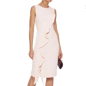 Milly Tilly ruffled stretch Cady dress, size 6